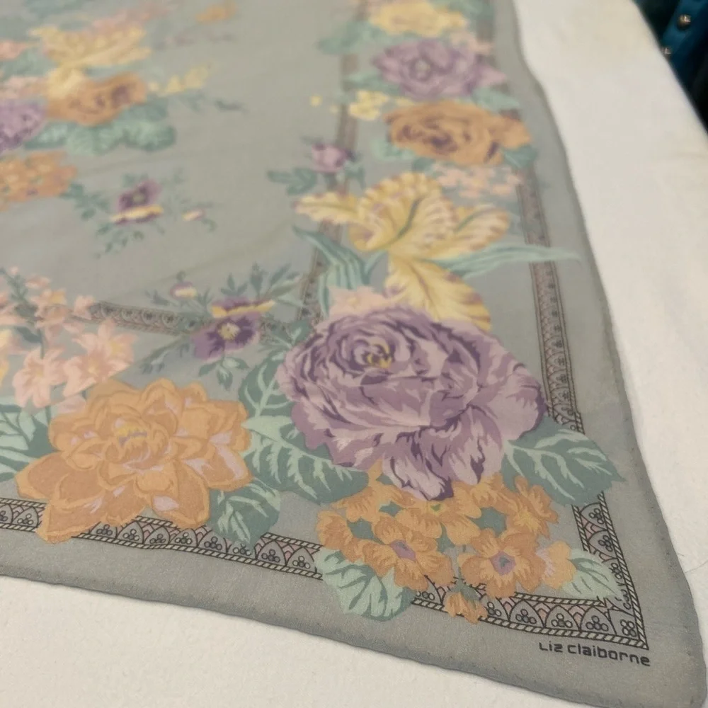 80s Floral Wallpaper Scarf